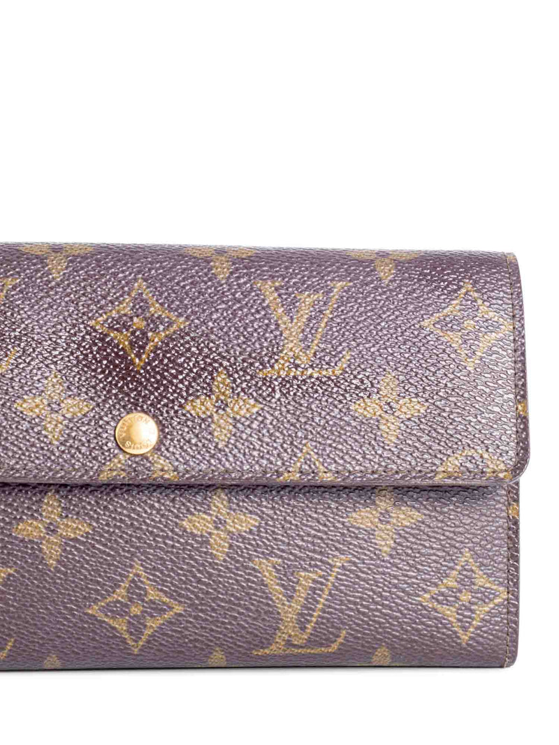 Louis Vuitton Monogram Vintage Sarah Wallet Brown-designer resale