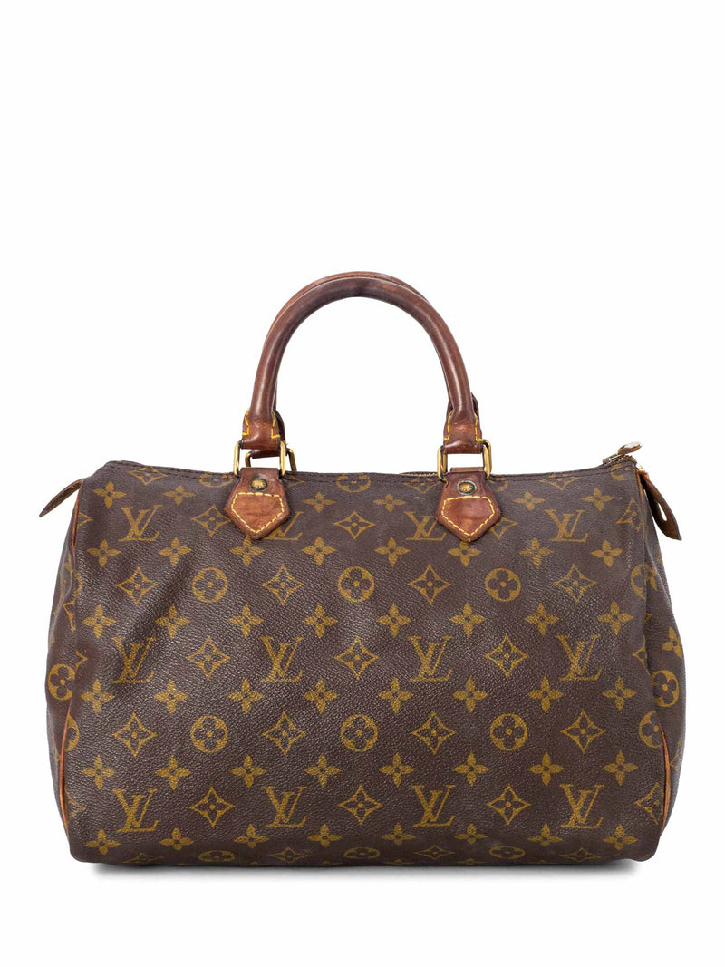 Louis Vuitton Monogram Vintage Speedy Bag 30 Brown-designer resale