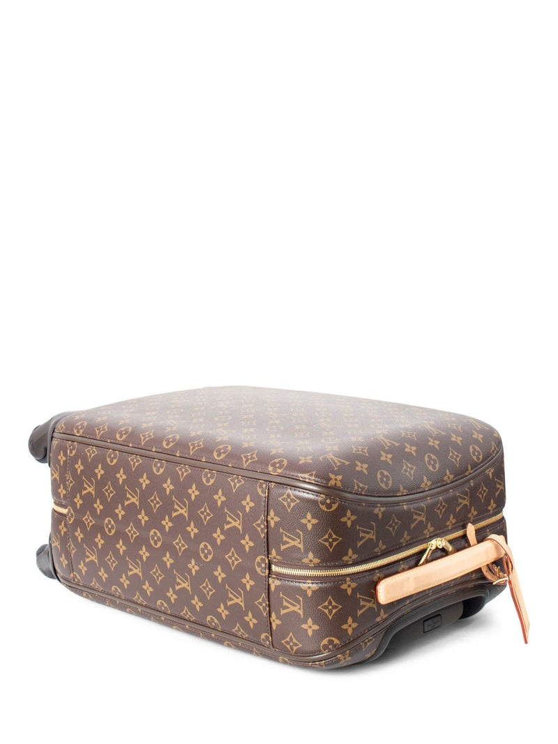 Louis Vuitton Monogram Zephyr Hard Case Luggage Bag 55 Brown-designer resale