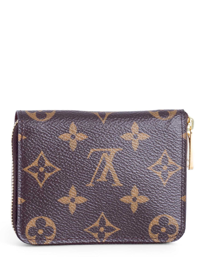Louis Vuitton Monogram Zippy Compact Wallet Brown-designer resale