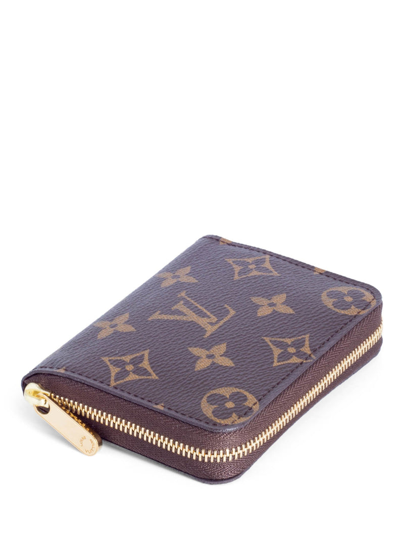 Louis Vuitton Monogram Zippy Compact Wallet Brown-designer resale