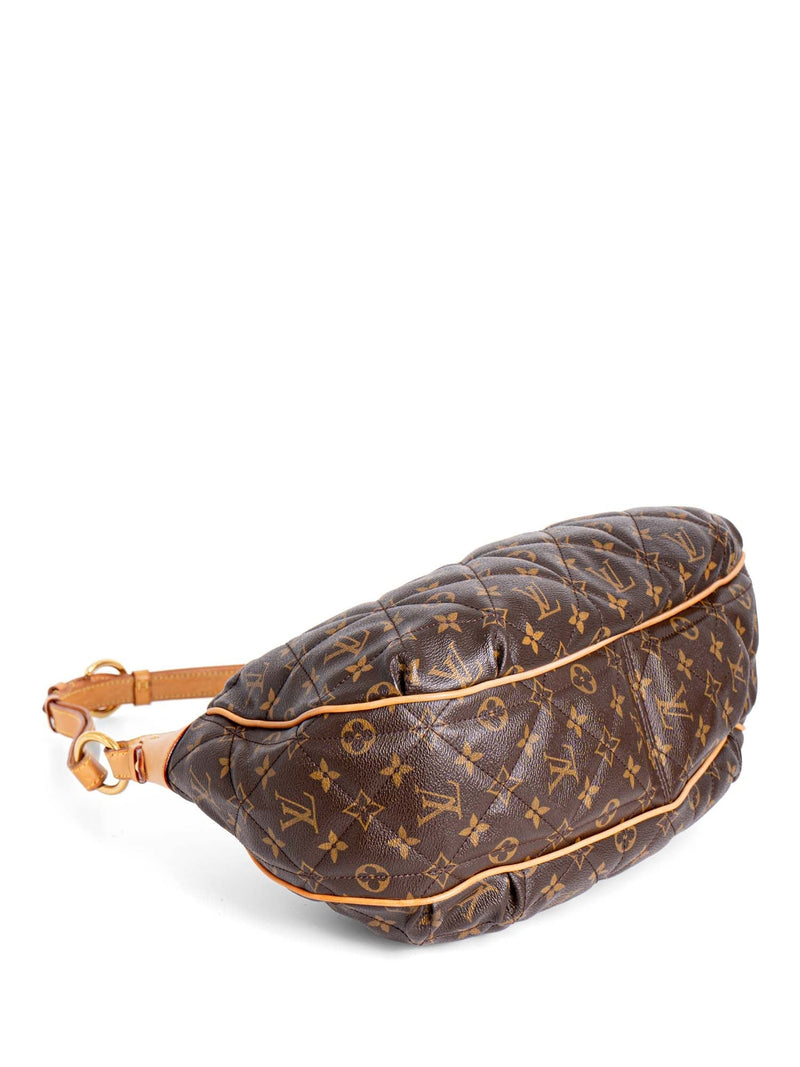 Louis Vuitton Quilted Monogram Hobo Bag Brown