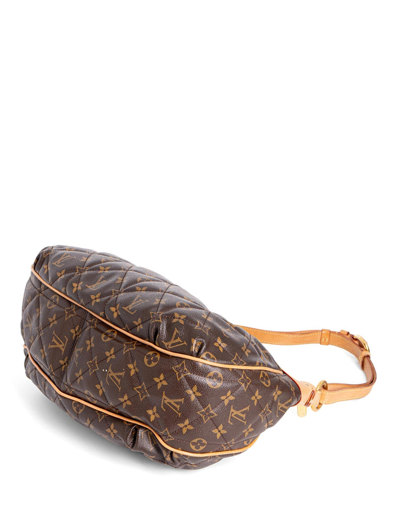 Louis Vuitton Quilted Monogram Hobo Bag Brown-designer resale