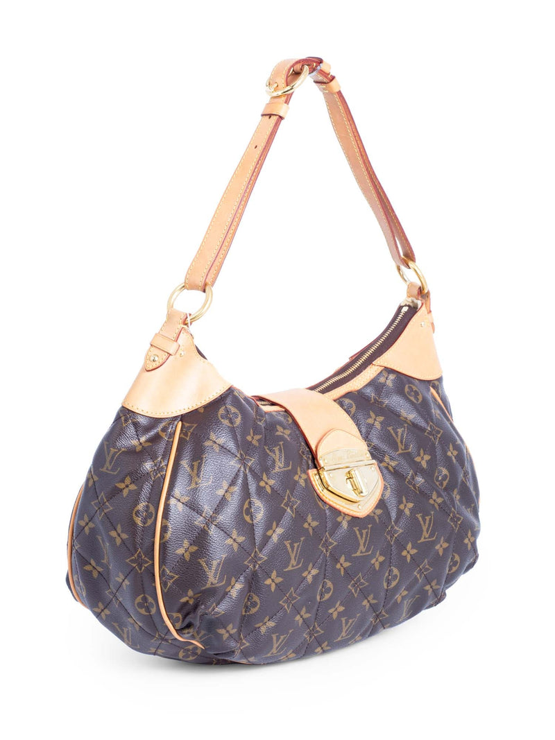 Louis Vuitton Quilted Monogram Hobo Bag Brown