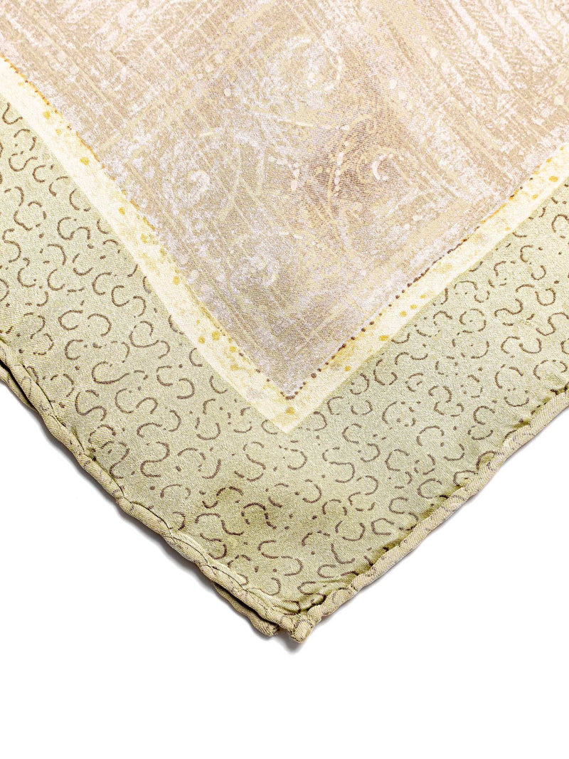 Louis Vuitton Silk Opera House Scarf Gold-designer resale