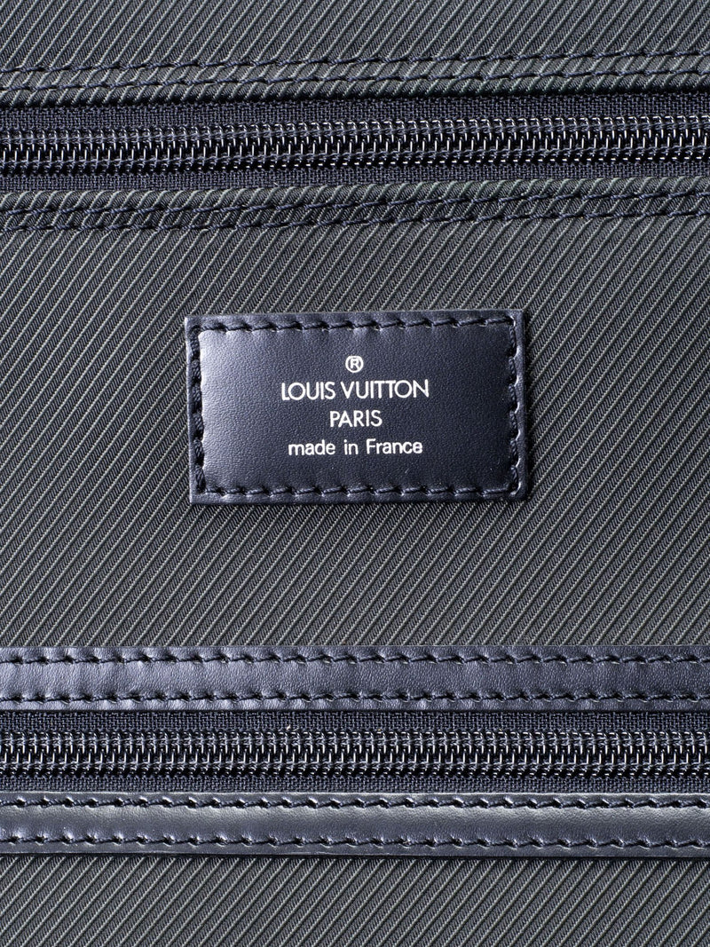 Louis Vuitton Taiga Travel Garment Bag Green Black-designer resale