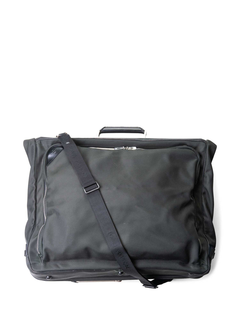 Louis Vuitton Taiga Travel Garment Bag Green Black