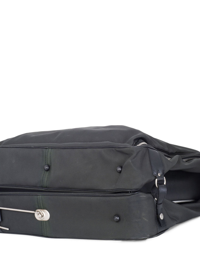 Louis Vuitton Taiga Travel Garment Bag Green Black-designer resale