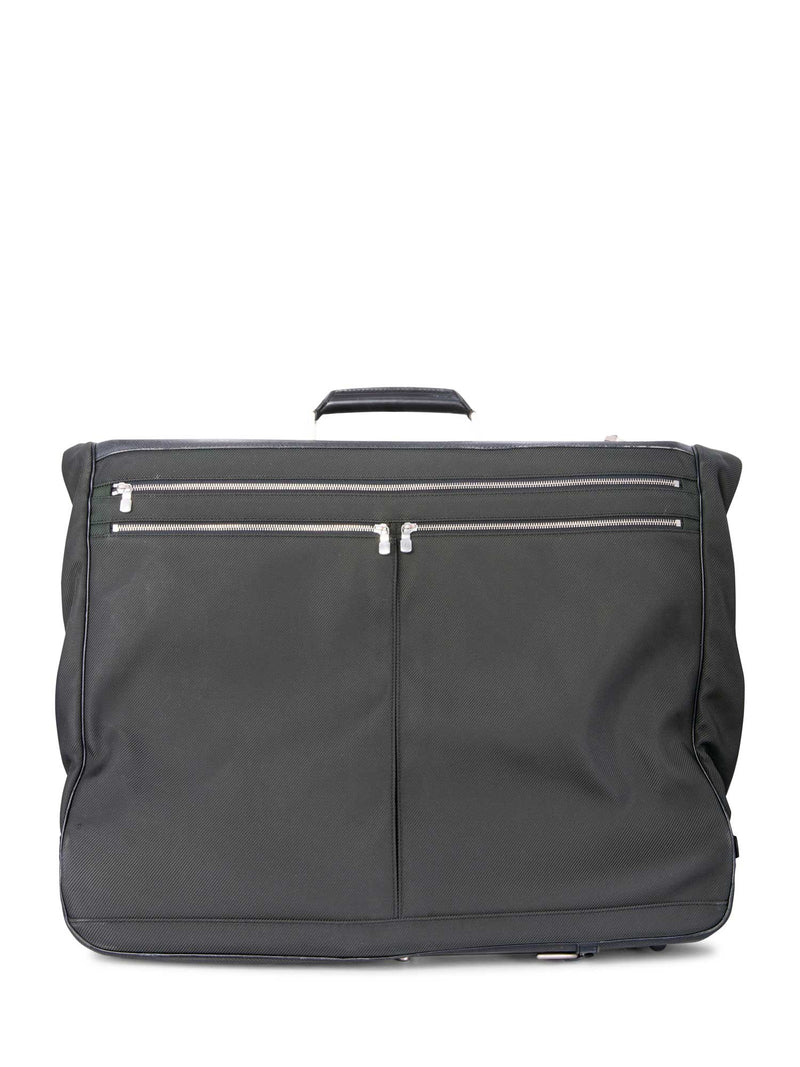Louis Vuitton Taiga Travel Garment Bag Green Black-designer resale