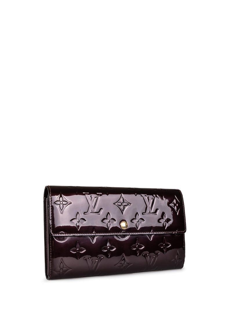 vuitton patent leather wallet