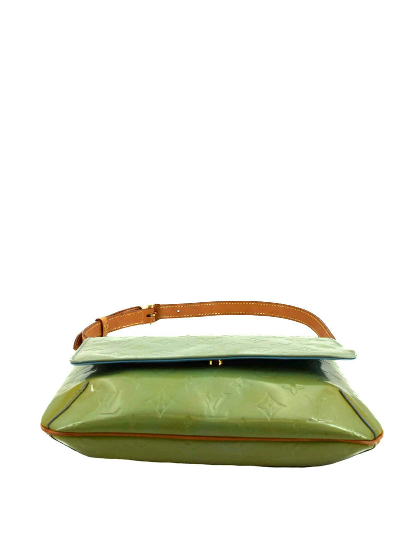 Louis Vuitton Vernis Thompson Street Flap Bag Green-designer resale