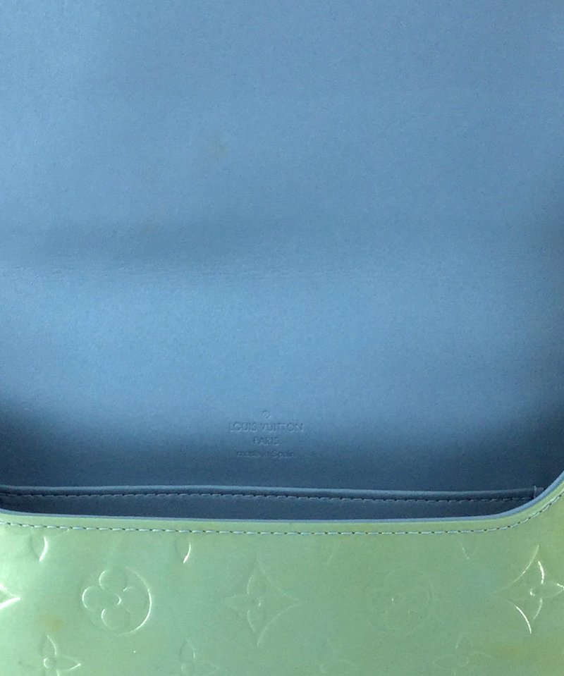 Louis Vuitton Vernis Thompson Street Flap Bag Green-designer resale