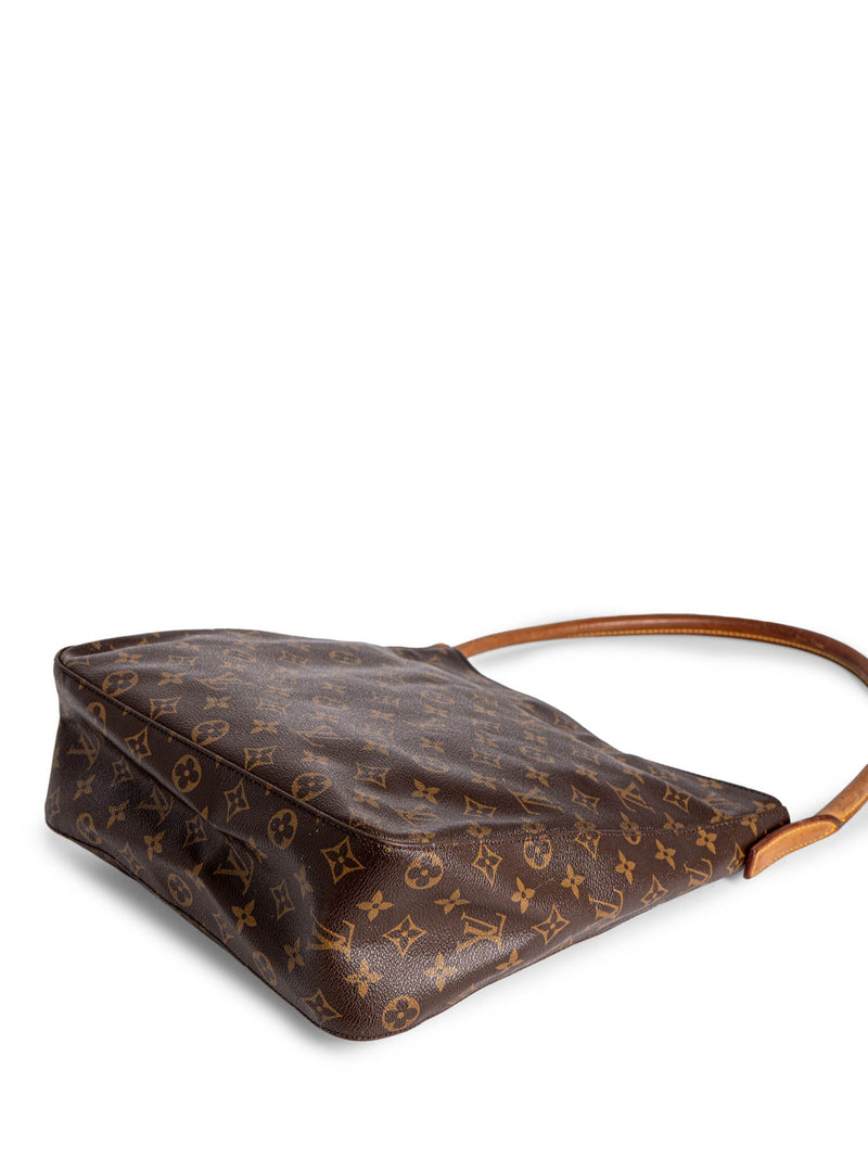 Louis Vuitton Vintage Monogram Hobo Bag Brown-designer resale