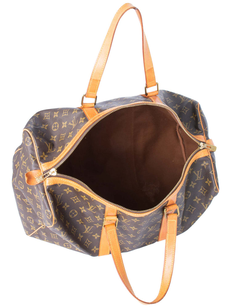 Louis Vuitton Vintage Monogram Keepall 45 Bag Brown-designer resale