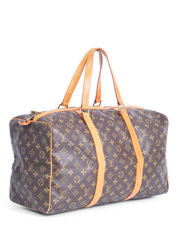 Louis Vuitton Vintage Monogram Keepall 45 Bag Brown-designer resale