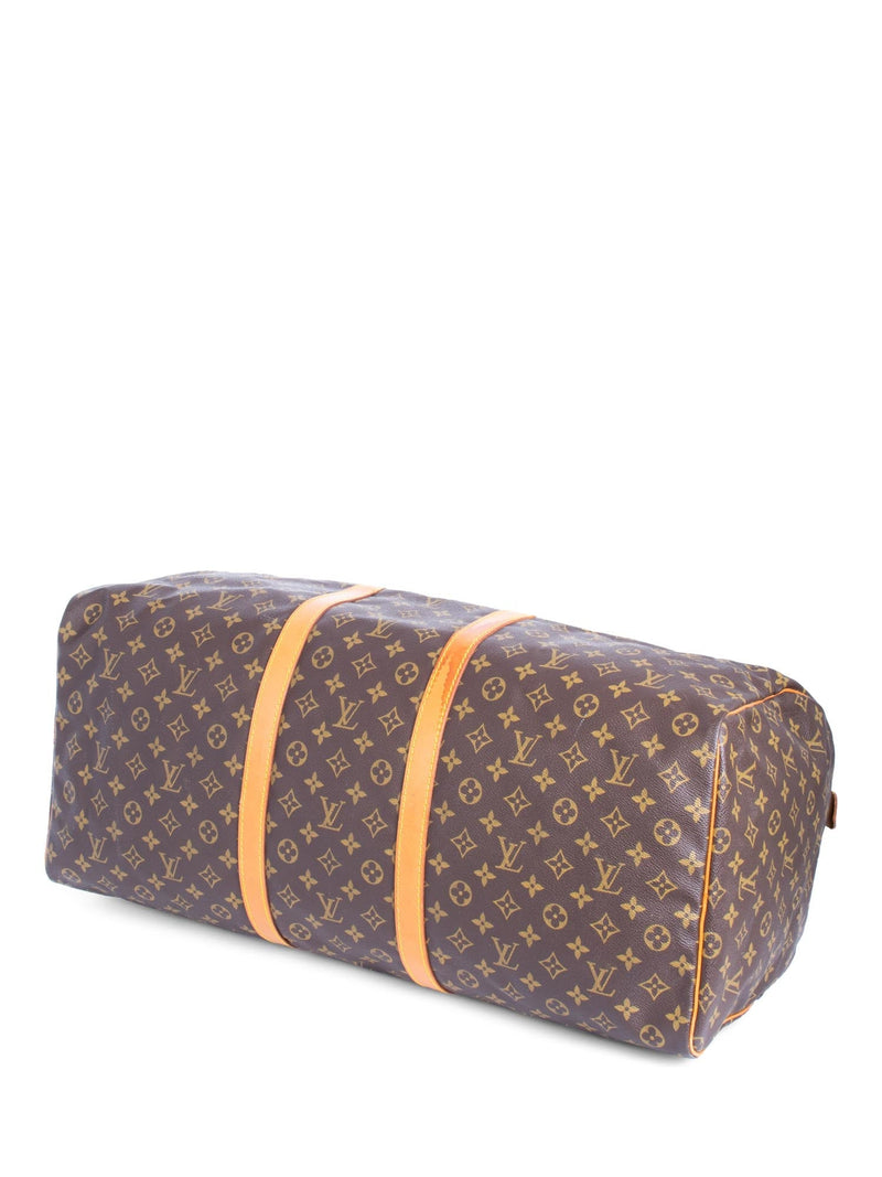 Louis Vuitton Monogram Keepall 60 Travel Large Duffle Bag M41412 Brown  Cloth ref.924886 - Joli Closet