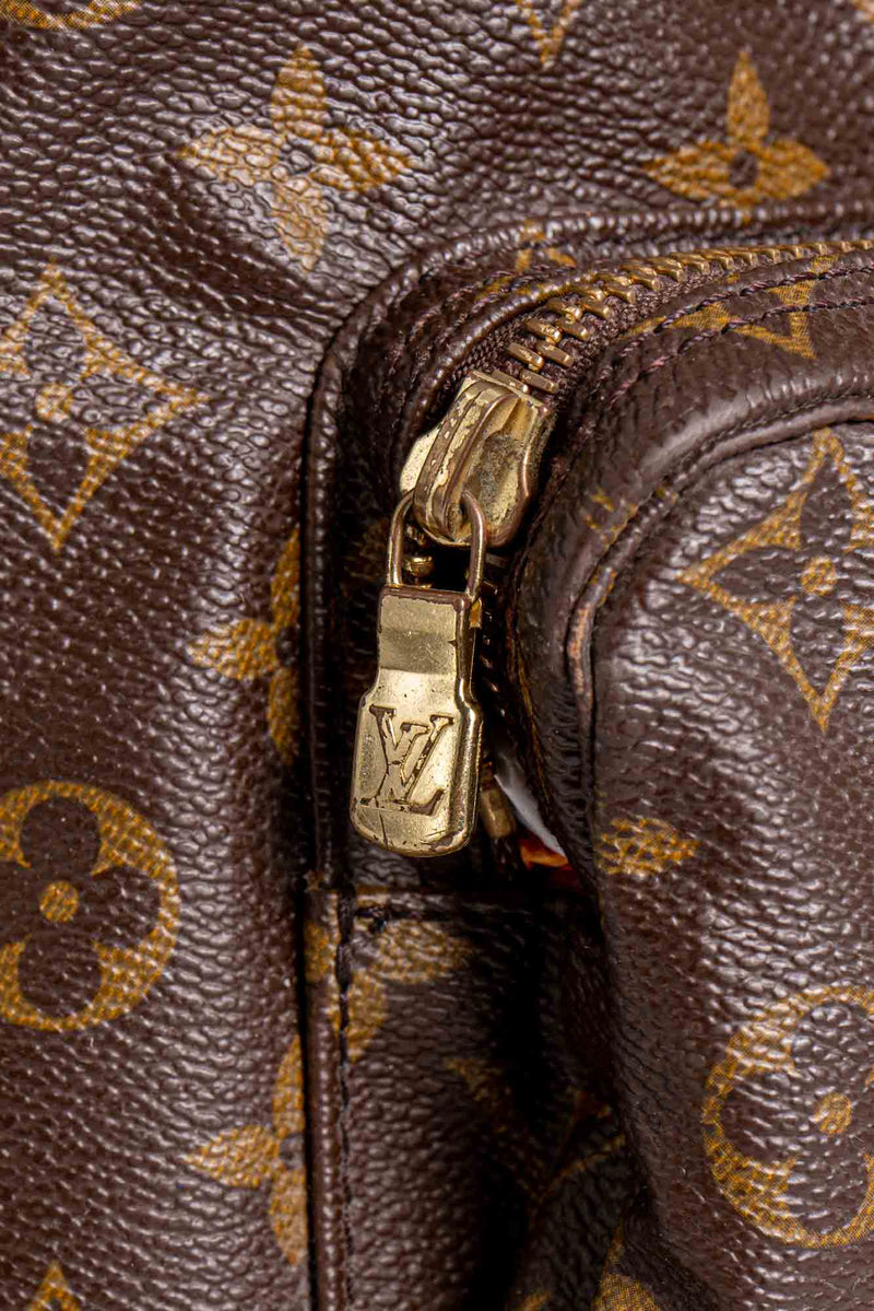 Montsouris vintage backpack Louis Vuitton Brown in Synthetic - 21286358