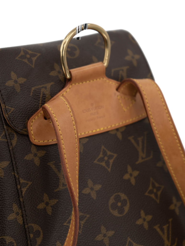Louis Vuitton Vintage Monogram Montsouris Backpack MM Brown-designer resale