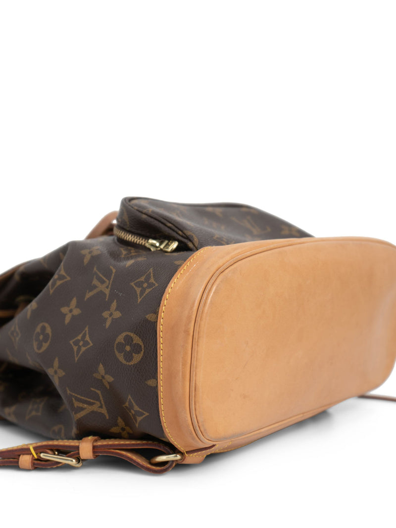 Louis Vuitton Vintage Monogram Montsouris Backpack MM Brown-designer resale