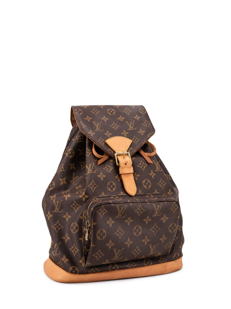 Louis Vuitton Vintage Monogram Montsouris Backpack MM Brown