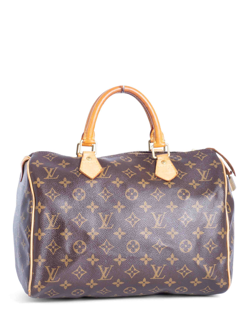 Louis Vuitton Vintage Monogram Speedy Bag 30-designer resale