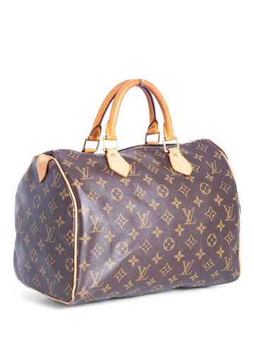 Louis Vuitton Vintage Monogram Speedy Bag 30-designer resale