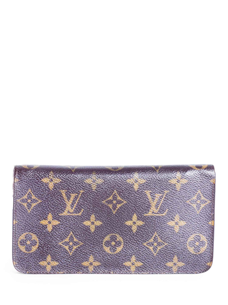 Louis Vuitton Vintage Monogram Zip Around Wallet Brown-designer resale