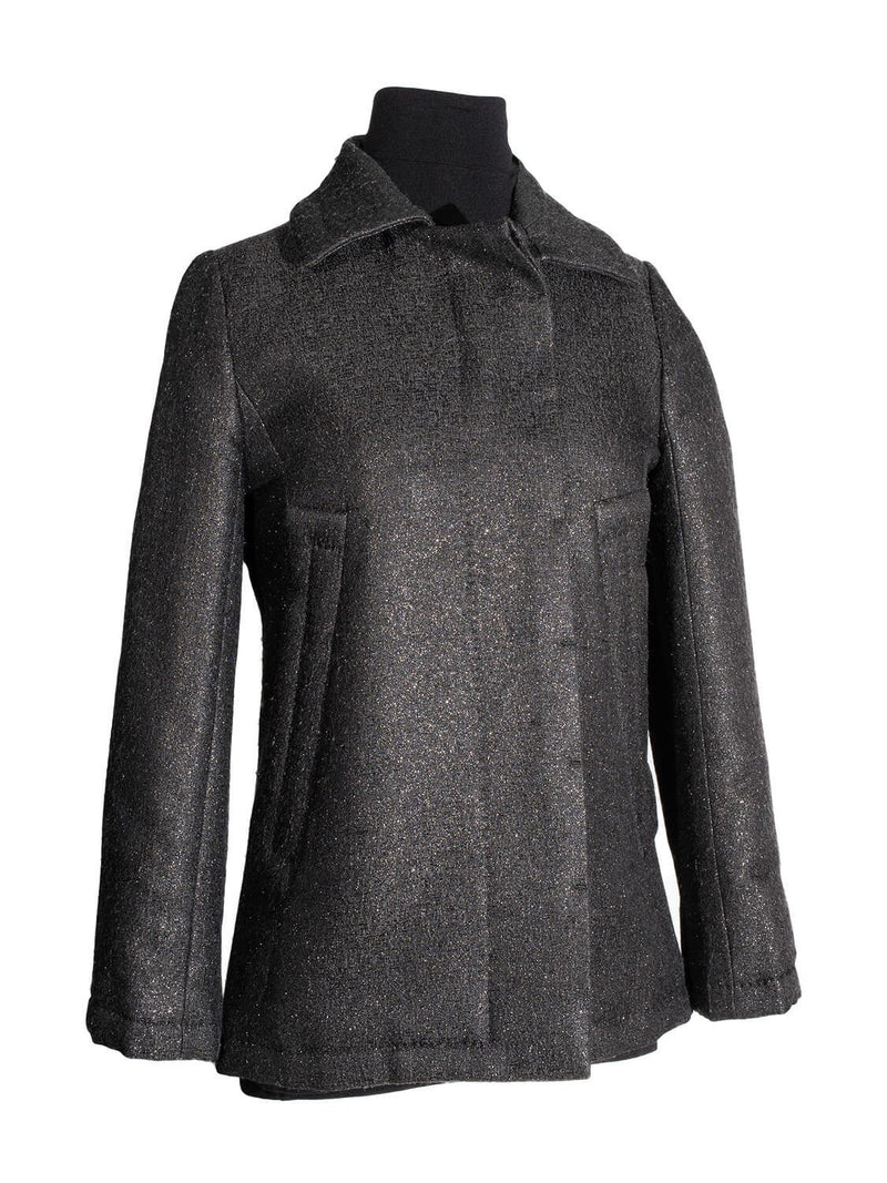 Louis Vuitton Wool Jacket Grey-designer resale