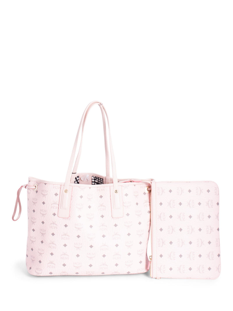 MCM, Bags, Mcm Reversible Liz Shopper Soft Pink Tote Bag