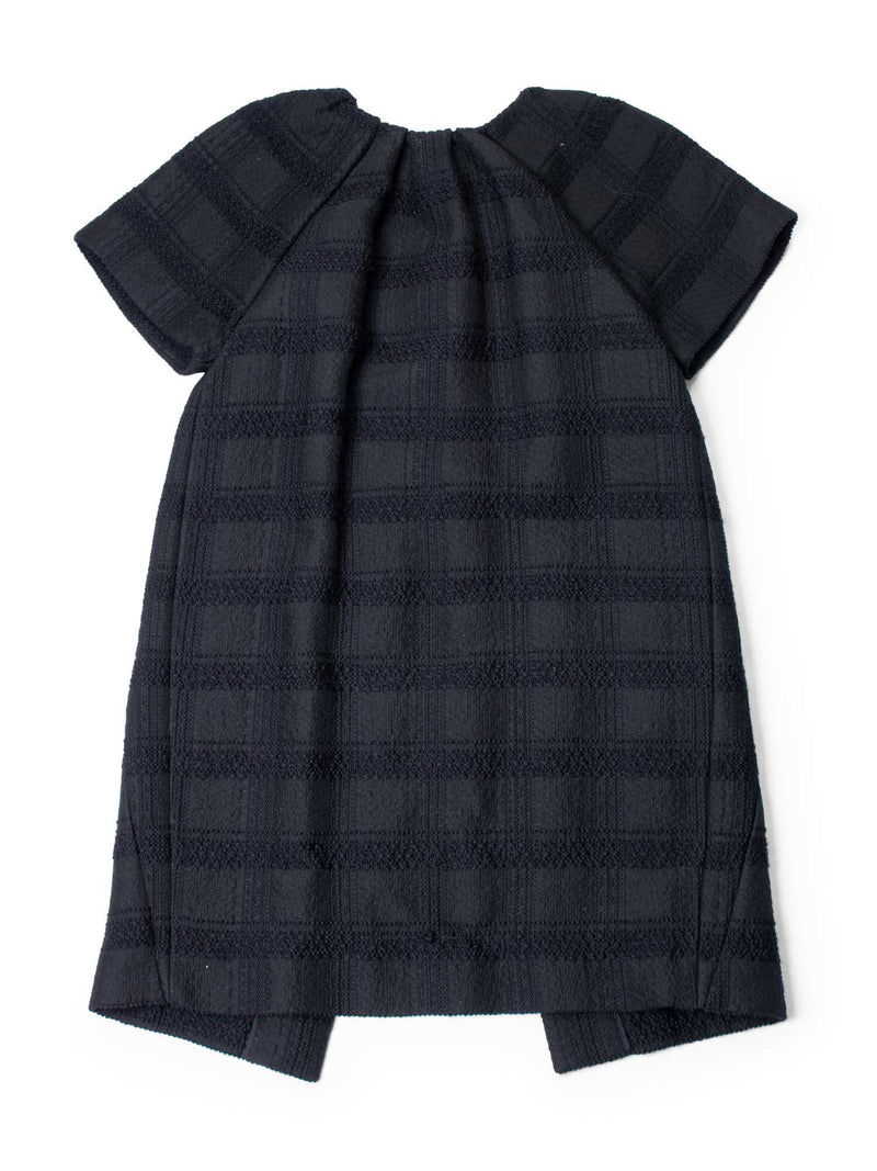 Marni Tweed Short Balloon Sleeve Coat Black-designer resale