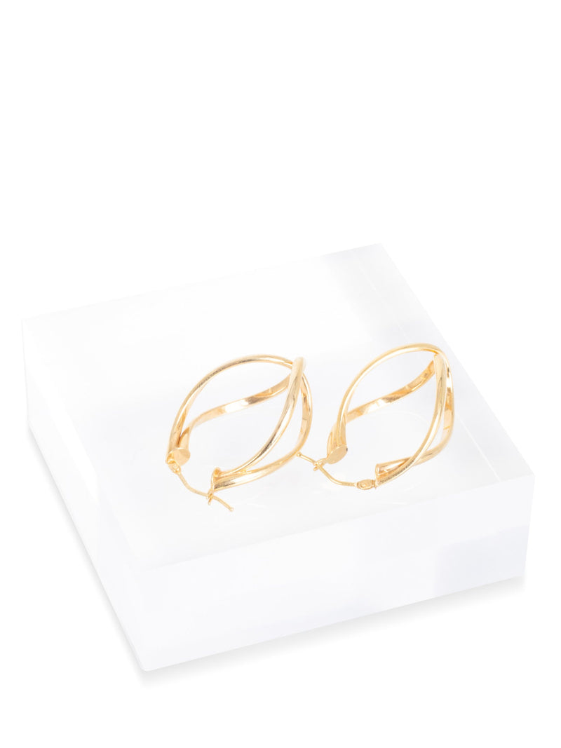 Milor 14K Gold Dangle Earrings-designer resale