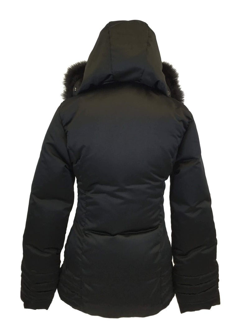Moncler Fitted Goose Down Puffer Jacket Black-designer resale