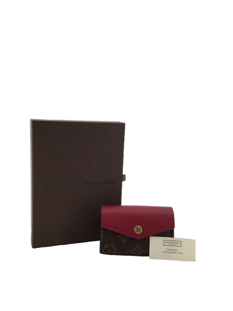 Monogram Sarah Multicartes Wallet Brown-designer resale