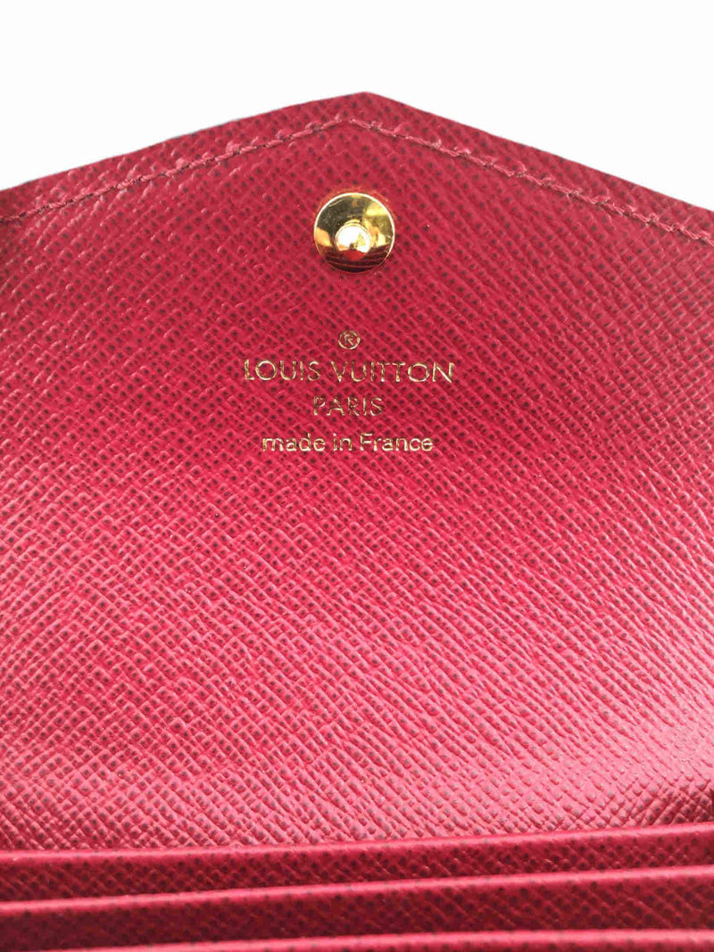 Monogram Sarah Multicartes Wallet Brown-designer resale