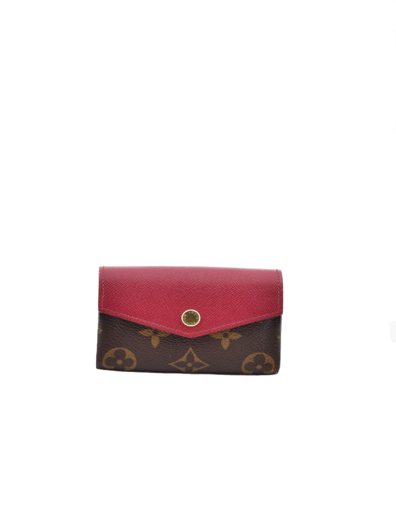 Monogram Sarah Multicartes Wallet Brown-designer resale