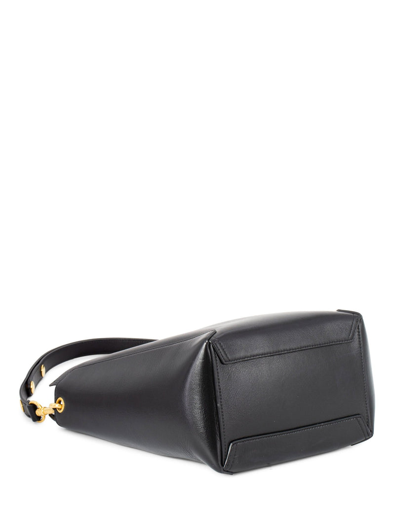 Mulberry Leather Bucket Bag Black-designer resale