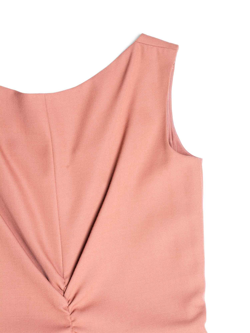 Nina Ricci Sleeveless Midi Dress Nude-designer resale