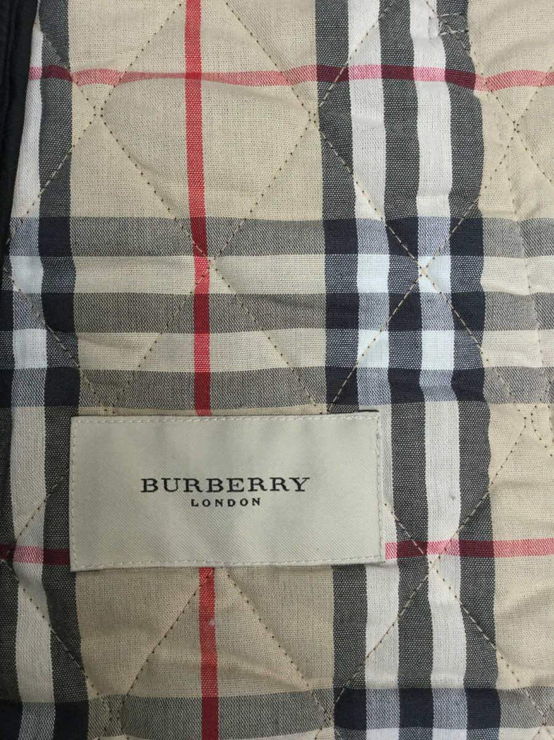 Nova Check Black Quilted Jacket-designer resale