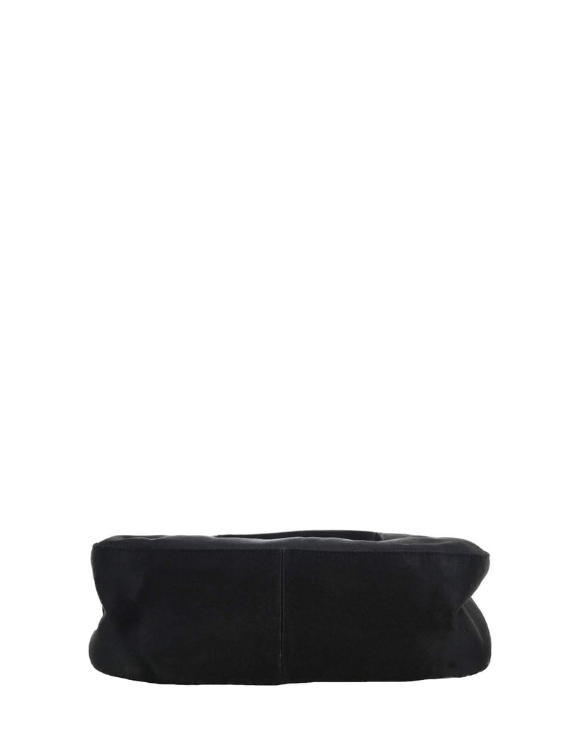 Nylon Mini Tessuto Hobo Bag Black-designer resale