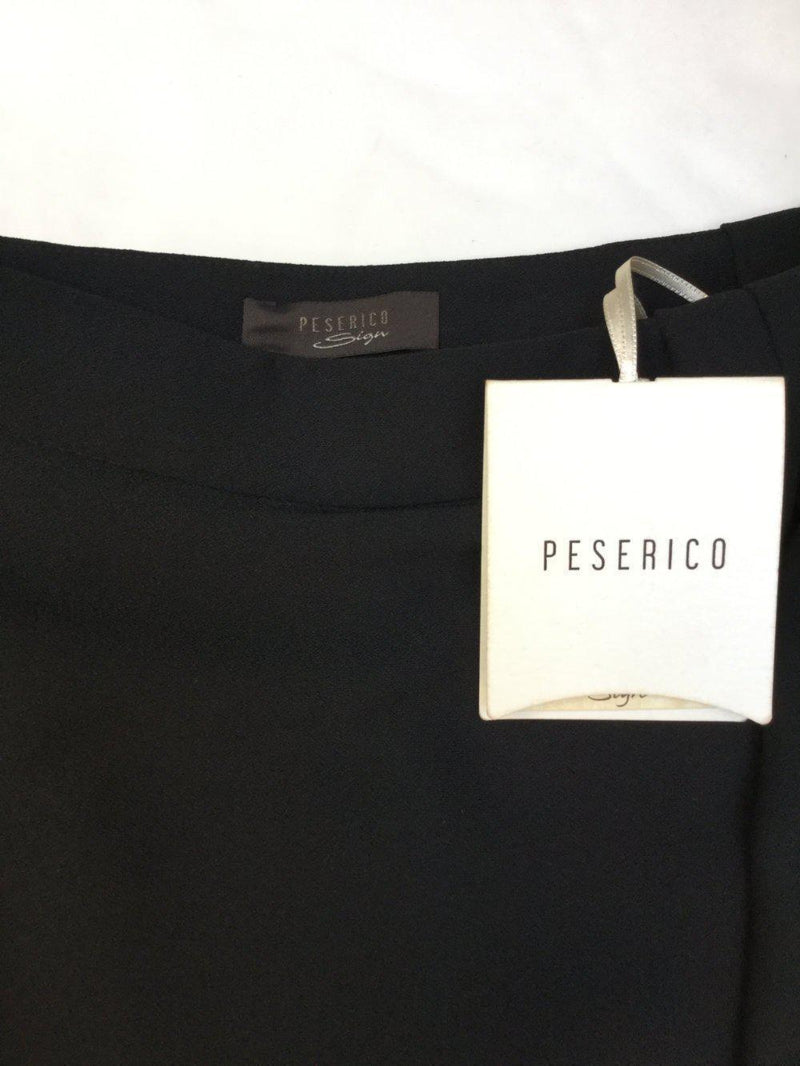 Peserico Skirt Wrap Pants Black-designer resale