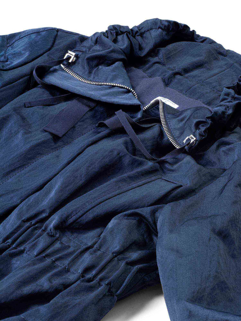 Philosophy Di Alberta Ferretti Utility Rain Jacket Navy-designer resale