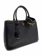 ★PRADA★MINI LEATHER TOTE BAG Prada Mini Leather Tote Bag | White | FARFETCH