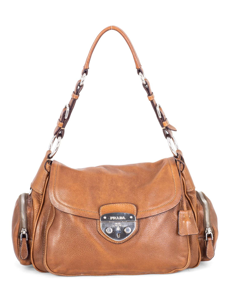 Prada Hobo Shoulder Bag in Brown