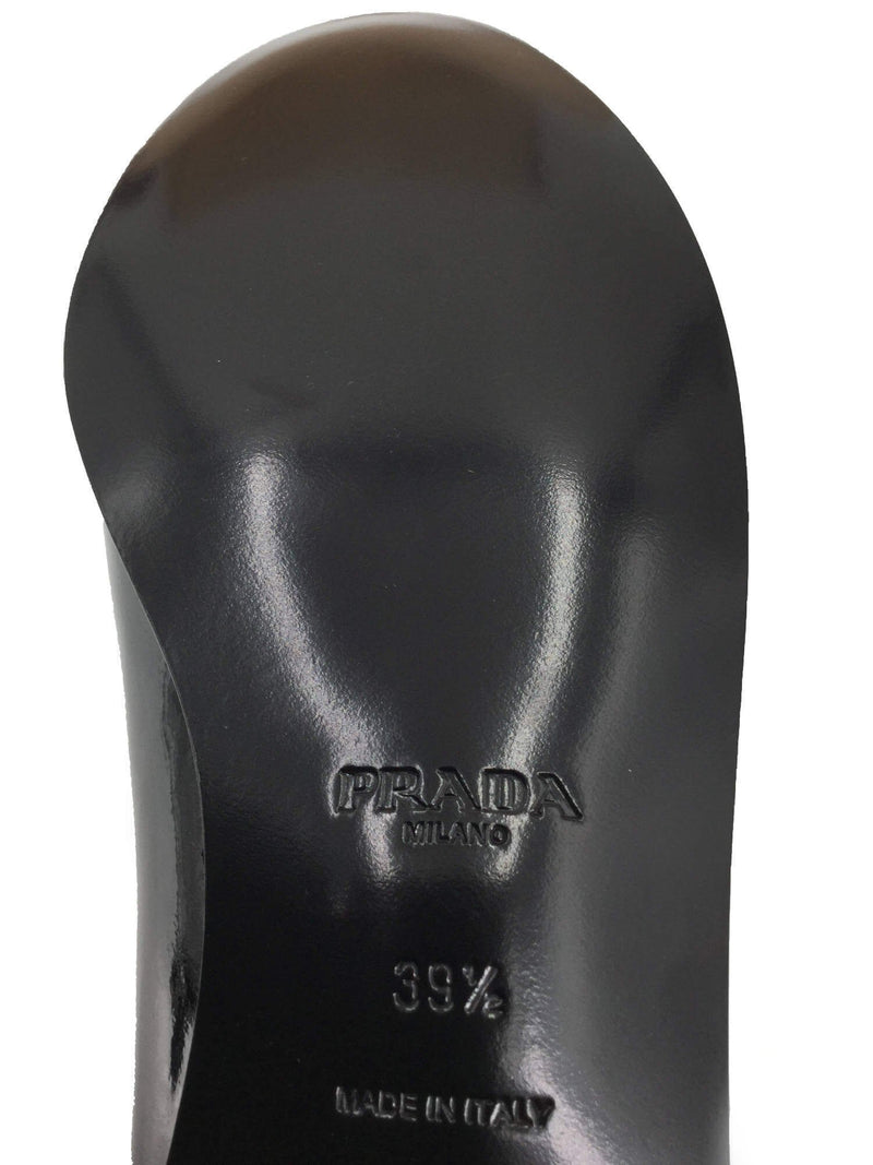 Prada Patent Leather Calzature Donna Loafer Black-designer resale