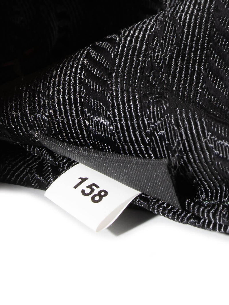 Prada Pebble Leather Large Hobo Bag Black-designer resale