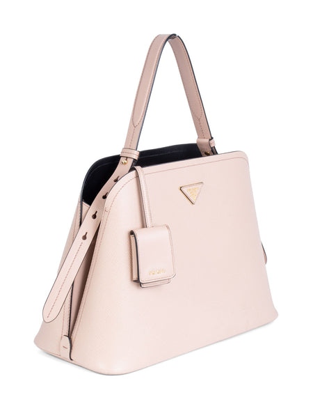 【PRADA】TOP-HANDLE BAG Prada-Saffiano-Leather-Two-Way
