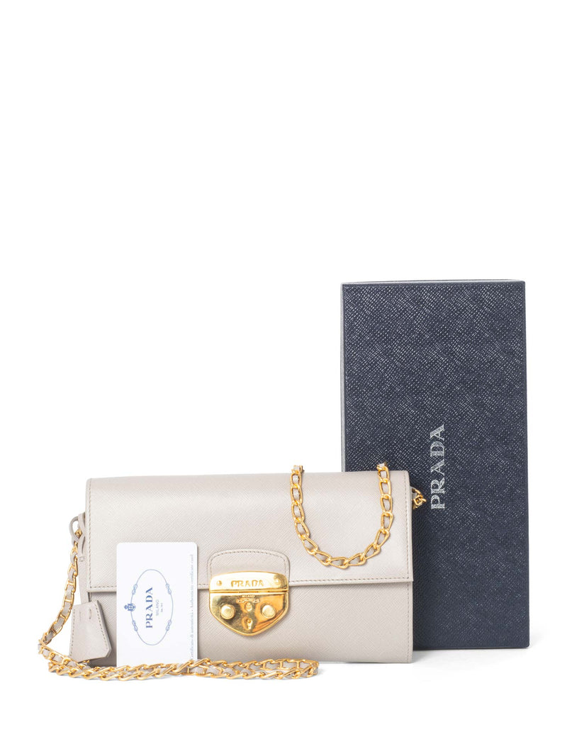 prada saffiano flap shoulder bag