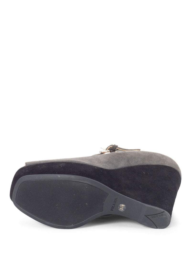 Prada suede platform clearance