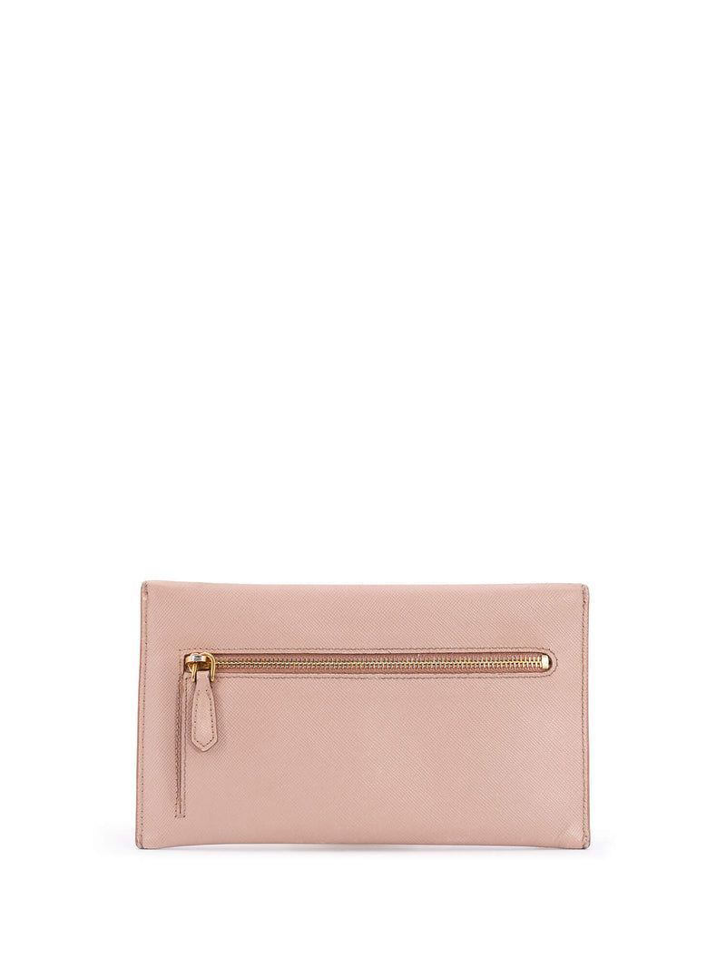 Prada Tessuto Envelope Wallet Pink-designer resale