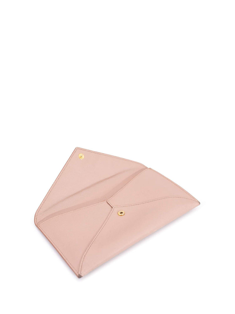 Prada Tessuto Envelope Wallet Pink-designer resale